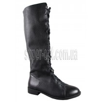 Чорні чоботи для дівчинки B&G KK713-298B