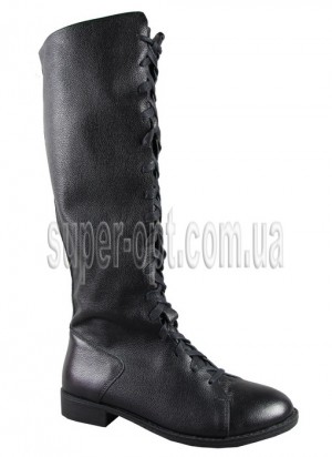 Чорні чоботи для дівчинки B&G KK713-298B