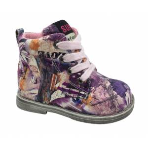 Фіолетові черевики B&G для дівчинки LD180-403